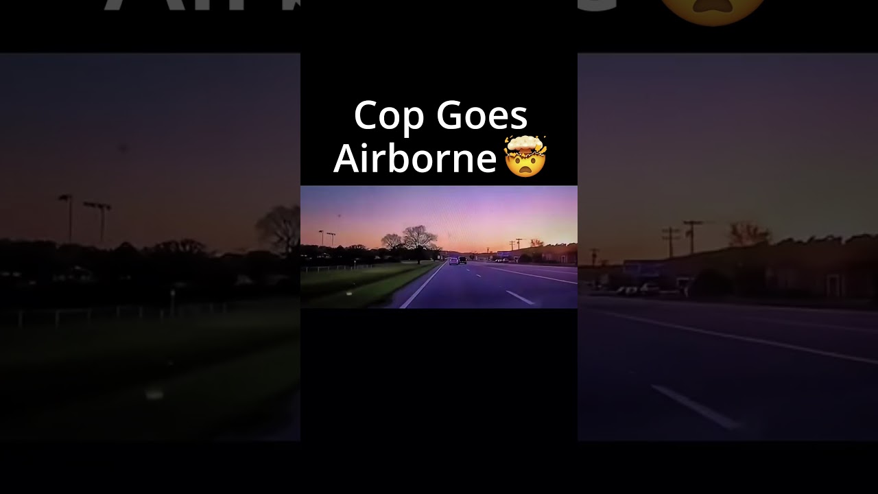 Cop Does 109 MPH PIT Maneuver and Goes Airborne 😳