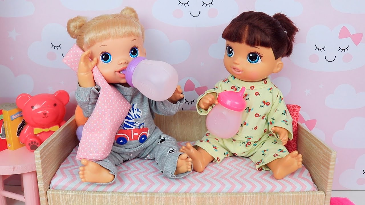 ROTINA DA MANHÃ DAS BABY ALIVES MALU E DUDA!