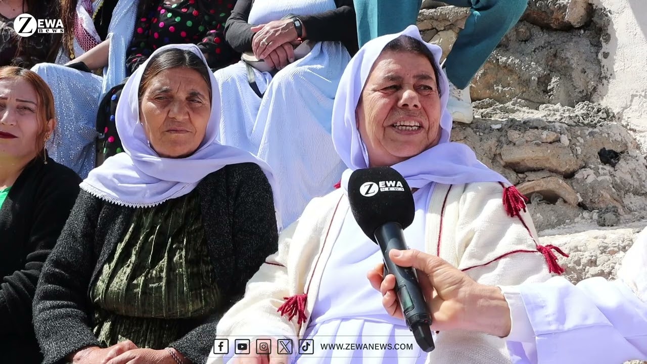 عيد جماعية شيخ شمس في جبل سنجار .Cejina Cemaya Şêx Şemis li çayê Şingalê#