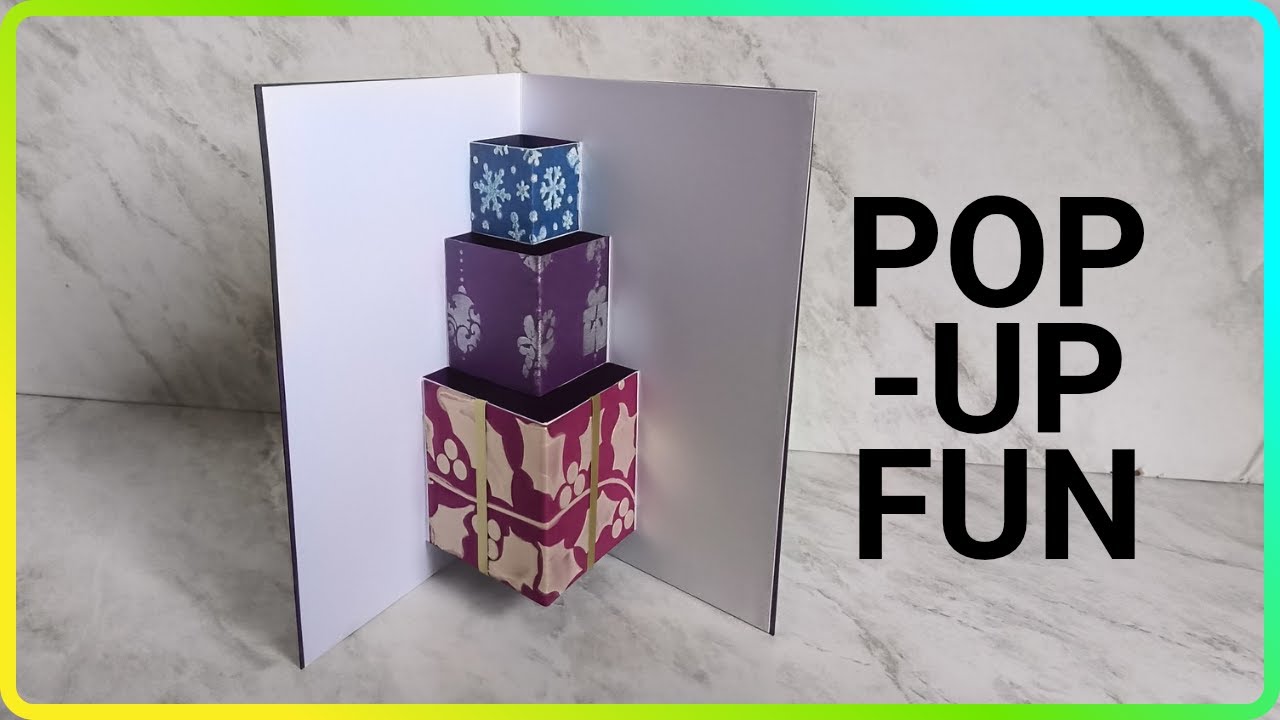 Прекрасные праздничные объемные открытки #holidaycards