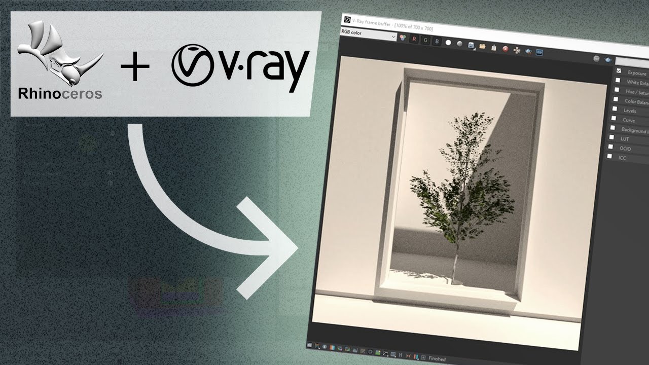V-Ray для Rhino — настройка рендера