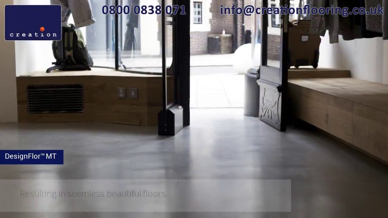 Concrete Effect Flooring for Retail