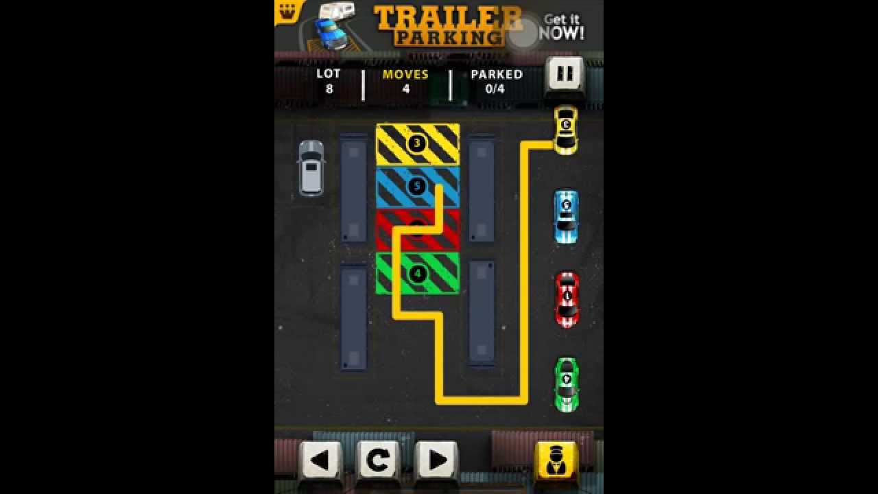 parking puzzle solution level 1-10