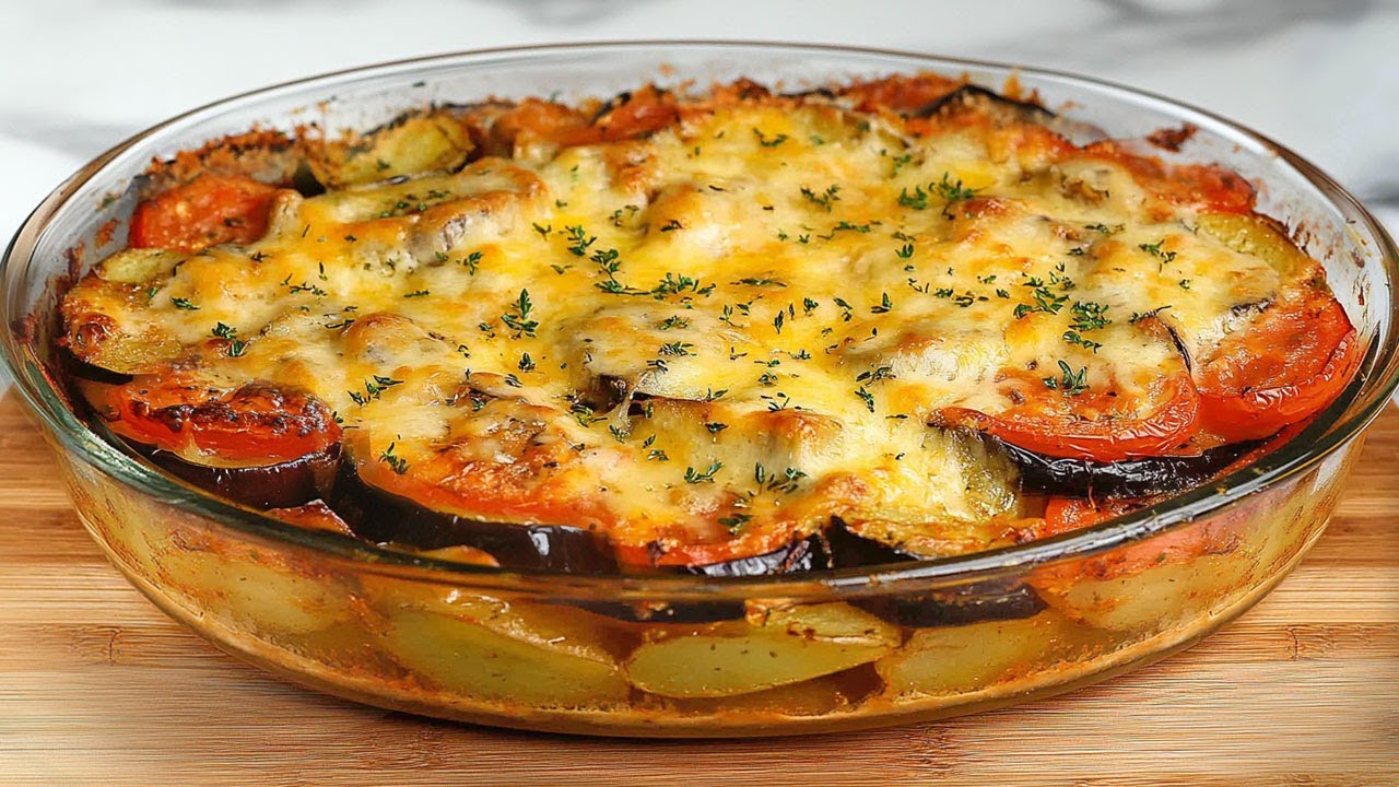 Die Aubergine, die alle verrückt macht! Das beste Auberginenrezept! Auflauf mit Auberginen