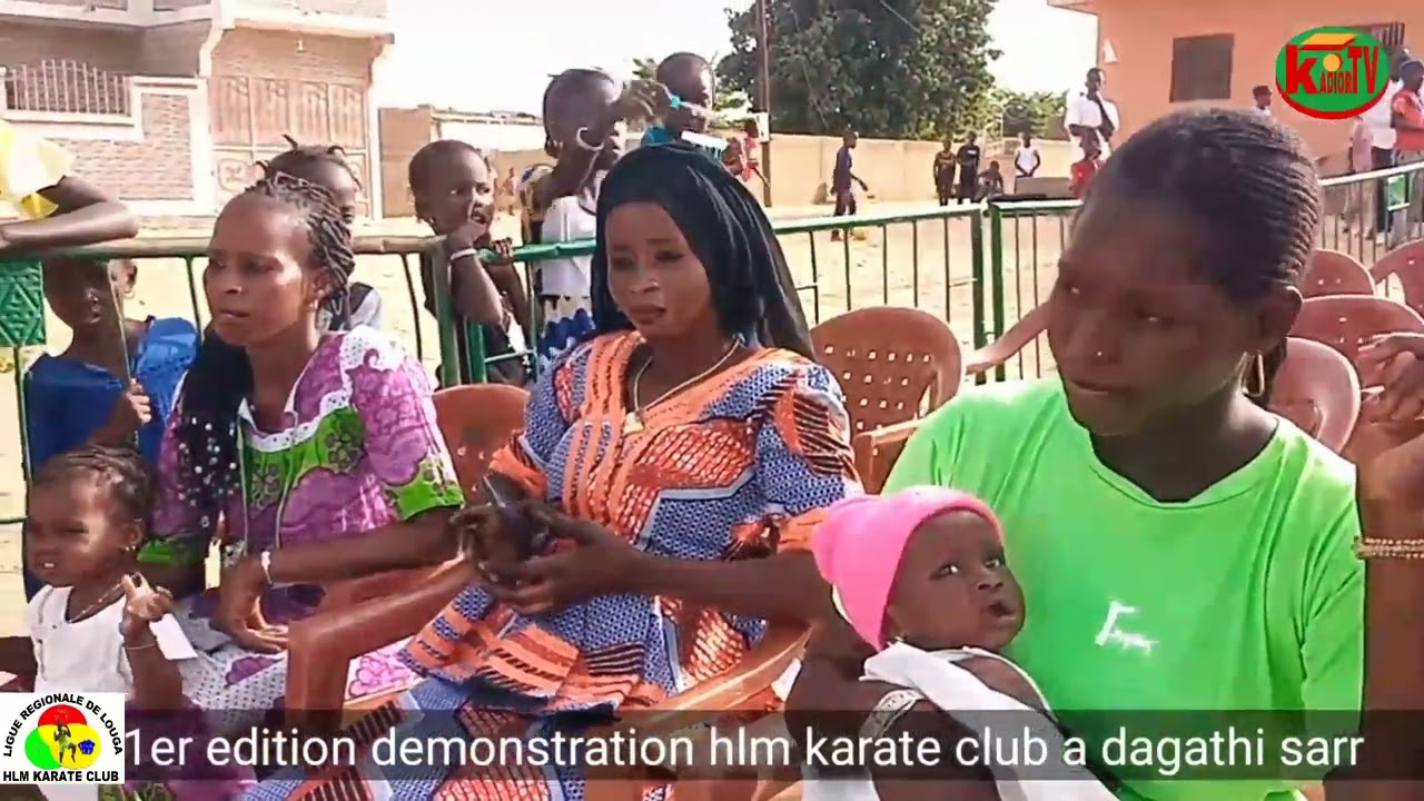 1er édition démonstration HLM karaté CLUB a dagathi Sarr