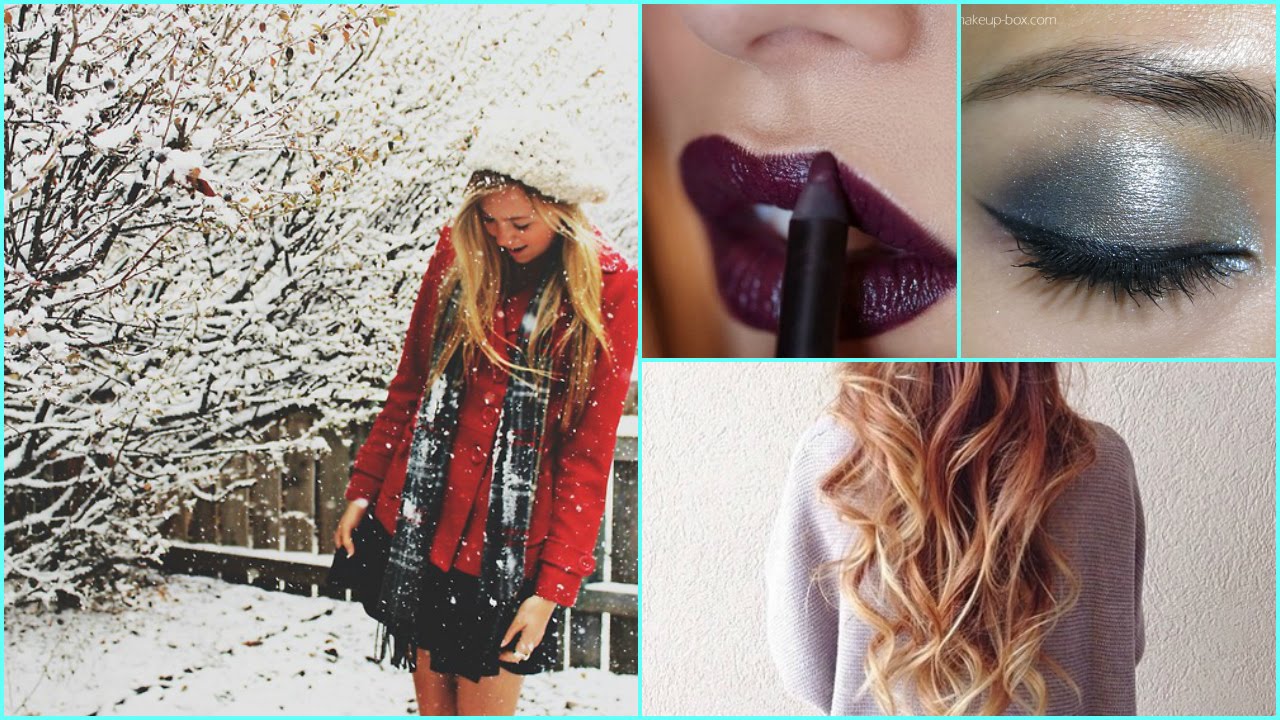 Holiday Hair, Makeup, and Outfit