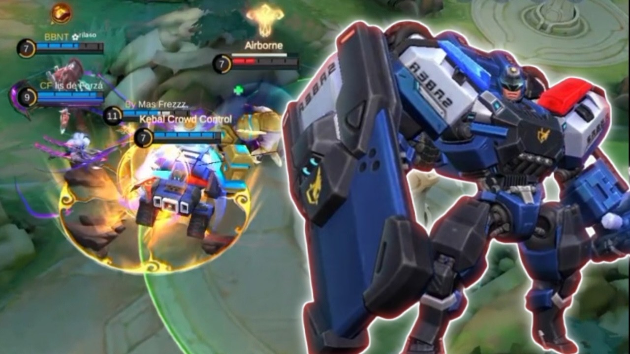 💥Johnson Exp, Tank Jadi Fighter, Skin S A B E R~Mobile Legends