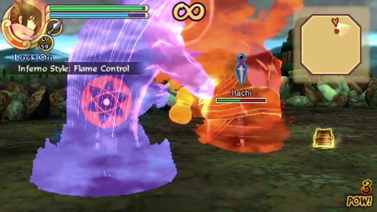Sasuke (Susanoo) vs Itachi (Susanoo) / Naruto Shippuden Ultimate Ninja Impact