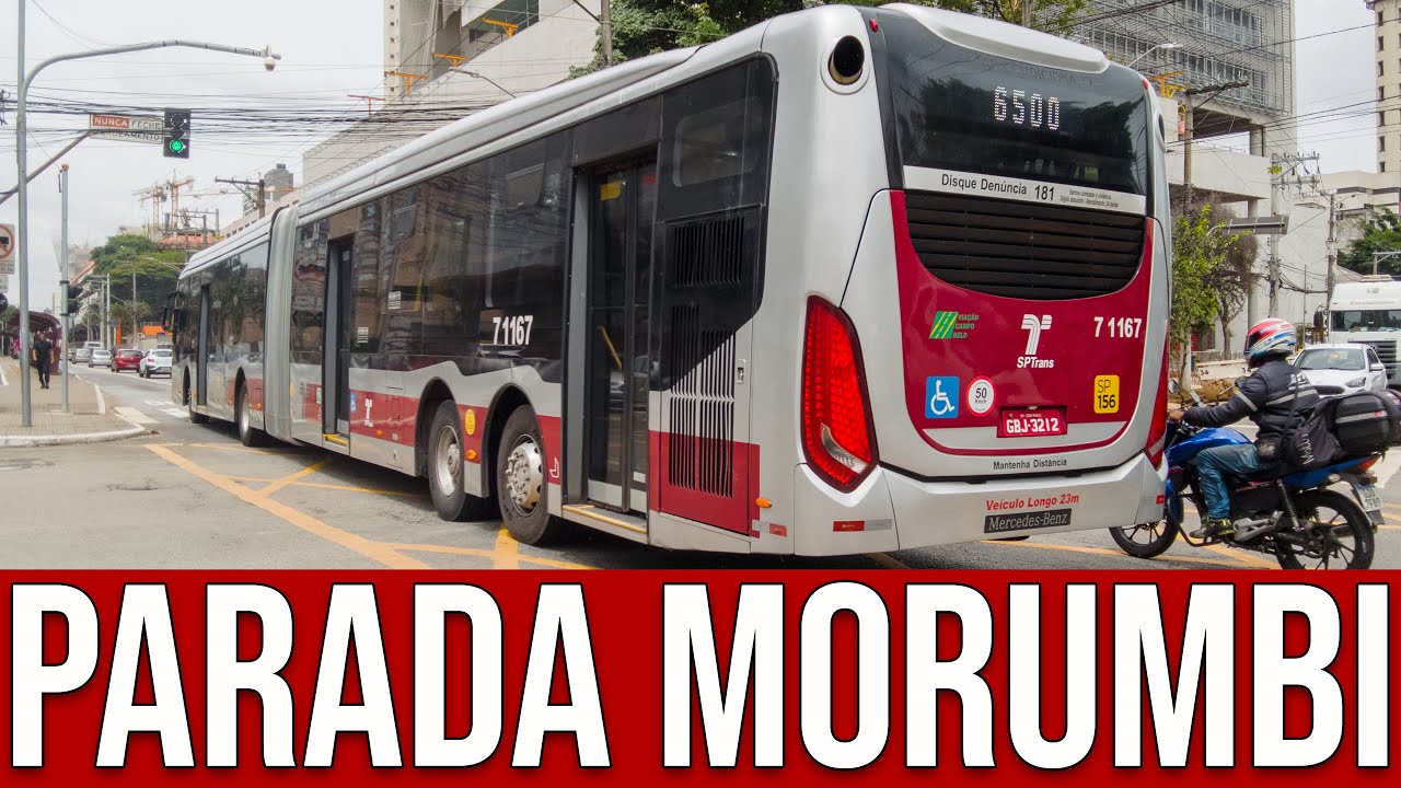 Parada Morumbi (Avenida Santo Amaro) - Movimentação de Ônibus #717