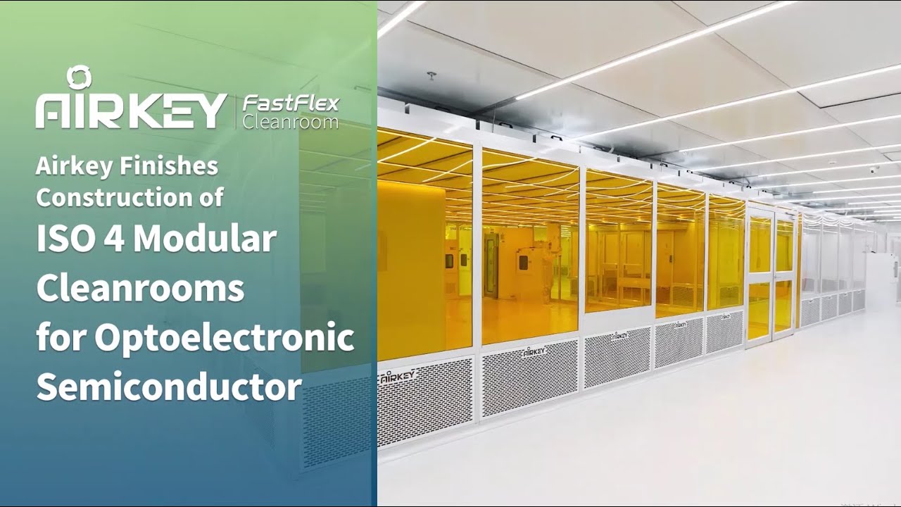 How Airkey Built an Ultra-Clean ISO 4 Modular Cleanroom for Optoelectronics