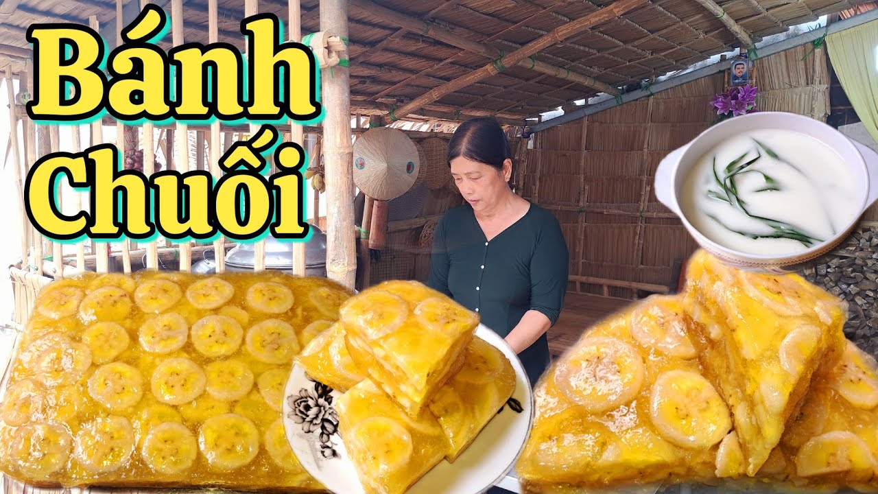 Lần đầu làm Bánh Chuối Hấp đơn giản chỉ với một loại bột nhưng rất thành công