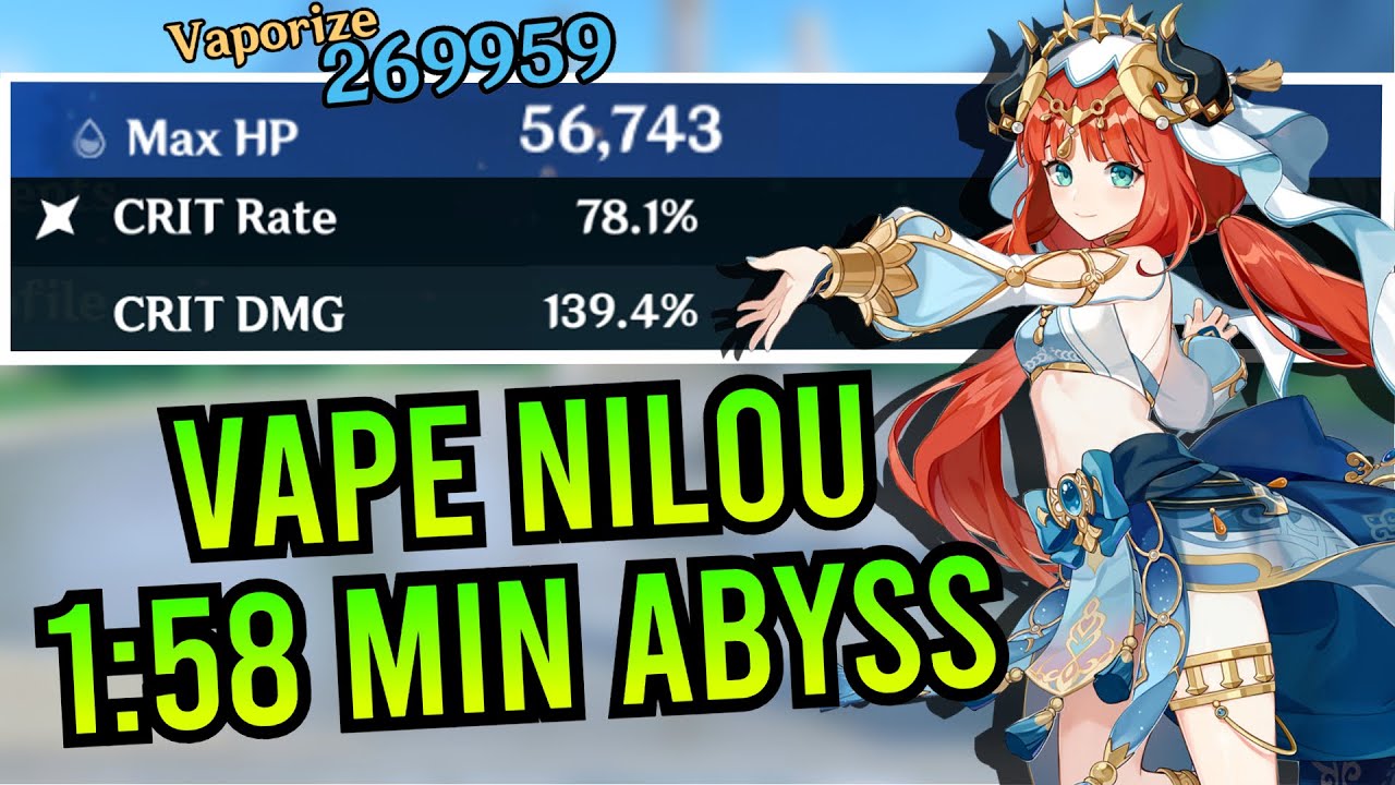 Vape Nilou Clears Spiral Abyss In UNDER 2 Minutes