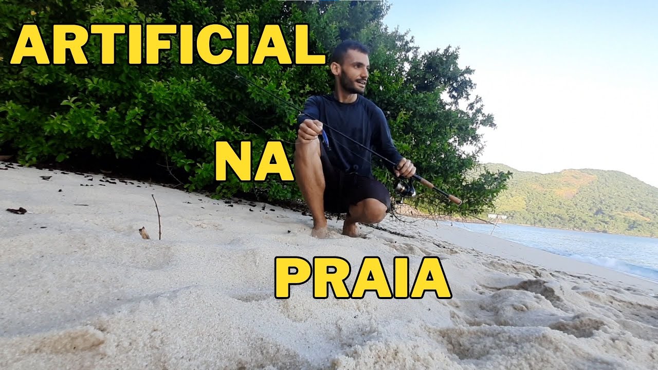 PESCA NA PRAIA! SE DER MOLE, A ONDA LEVA!