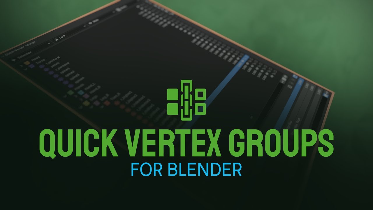 Quick Vertex Groups Blender Addon