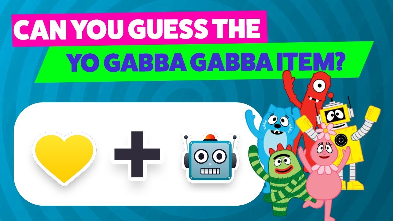 Guess the Emoji: Yo Gabba Gabba Edition | Emoji Challenge | Emoji Quiz