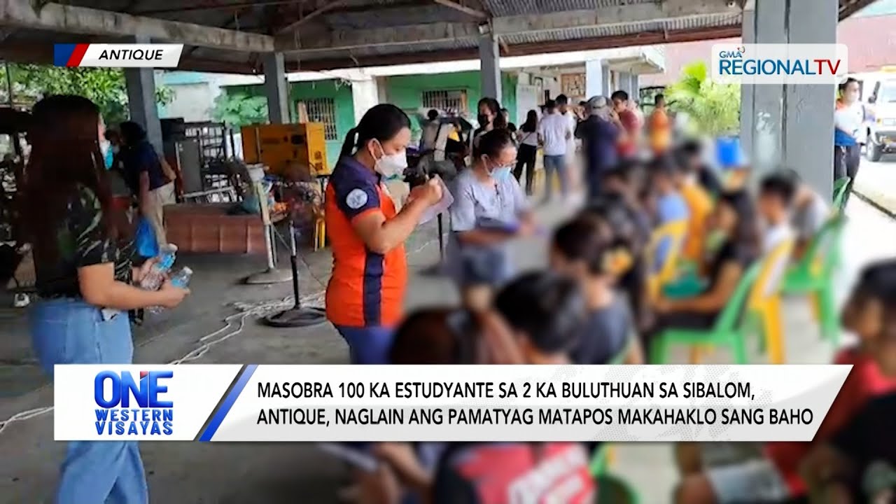 One Western Visayas: Masobra 100 ka estudyante sa Sibalom, Antique, naglain ang pamatyag