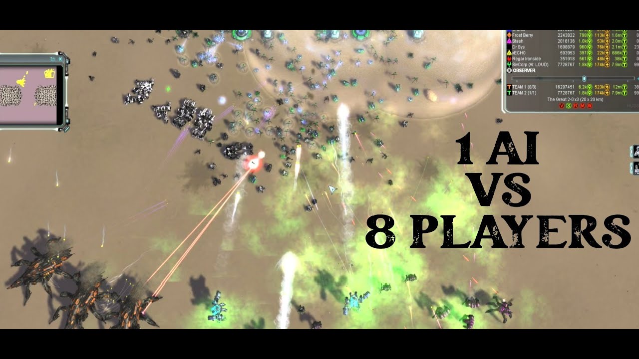 Great Divide - Multiplayer Madness w/ LOUD Mod in Supreme Commander Forged Alliance