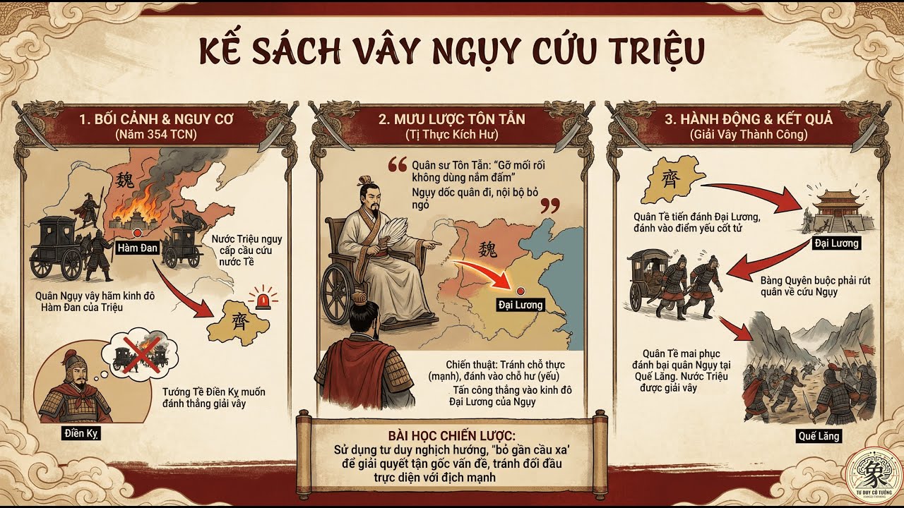 Thưởng thức binh pháp - Tập 13: Vây Ngụy cứu Triệu - Tránh thực đánh hư