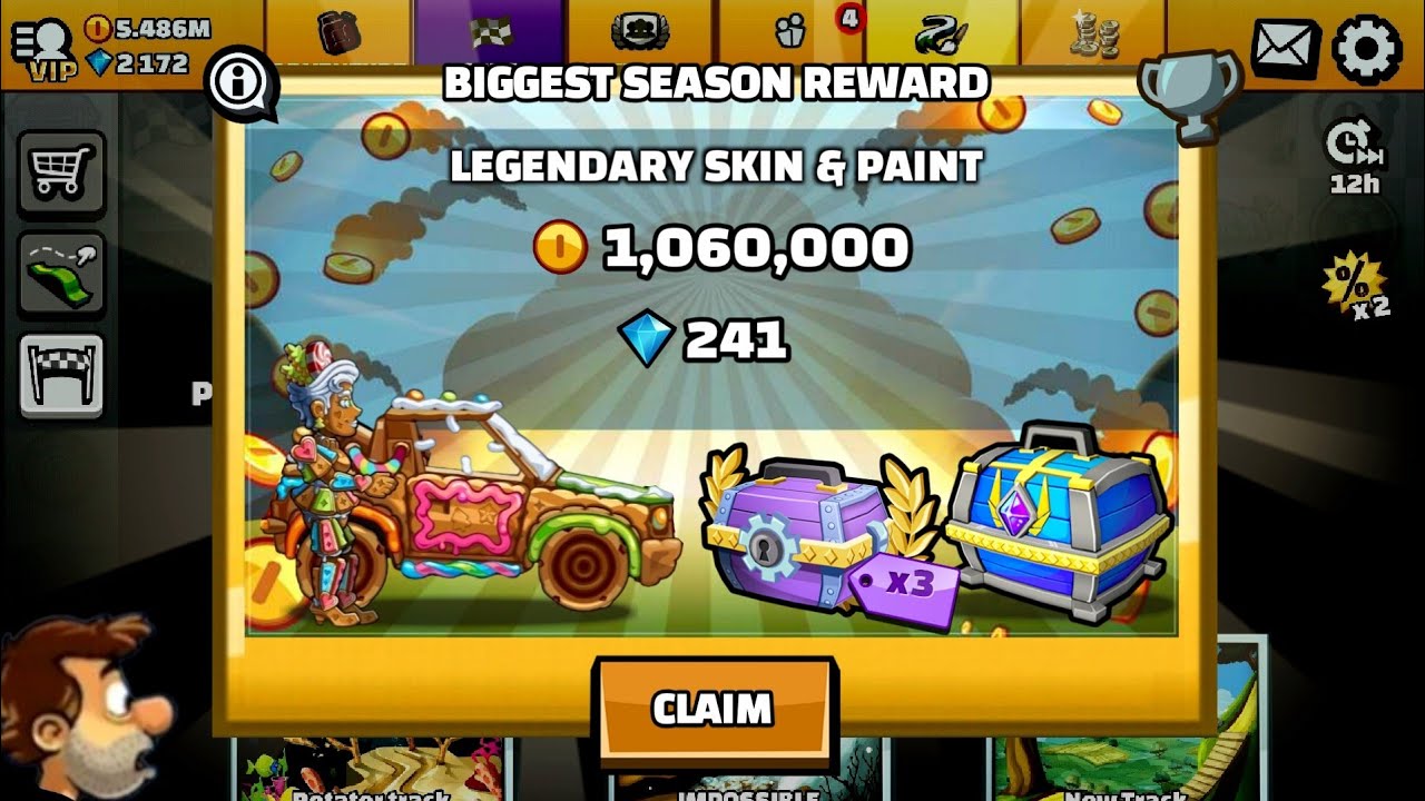 🤩 BIGGEST SEASON REWARD !! + NEW SEASON - Hill Climb Racing 2