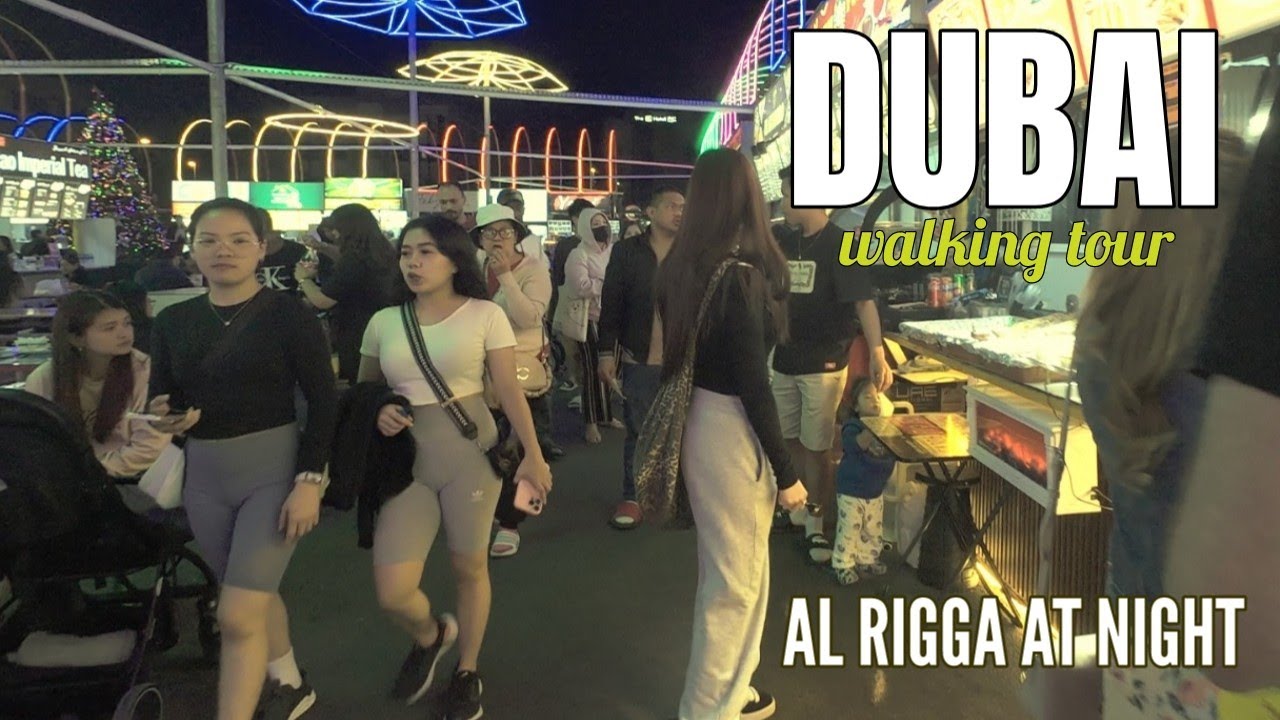 AL RIGGA DUBAI winter January 2025 | Walking tour