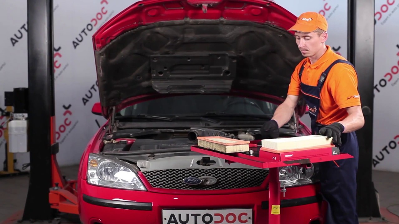 Så byter du luftfilter, motor på FORD MONDEO III  [GUIDE]