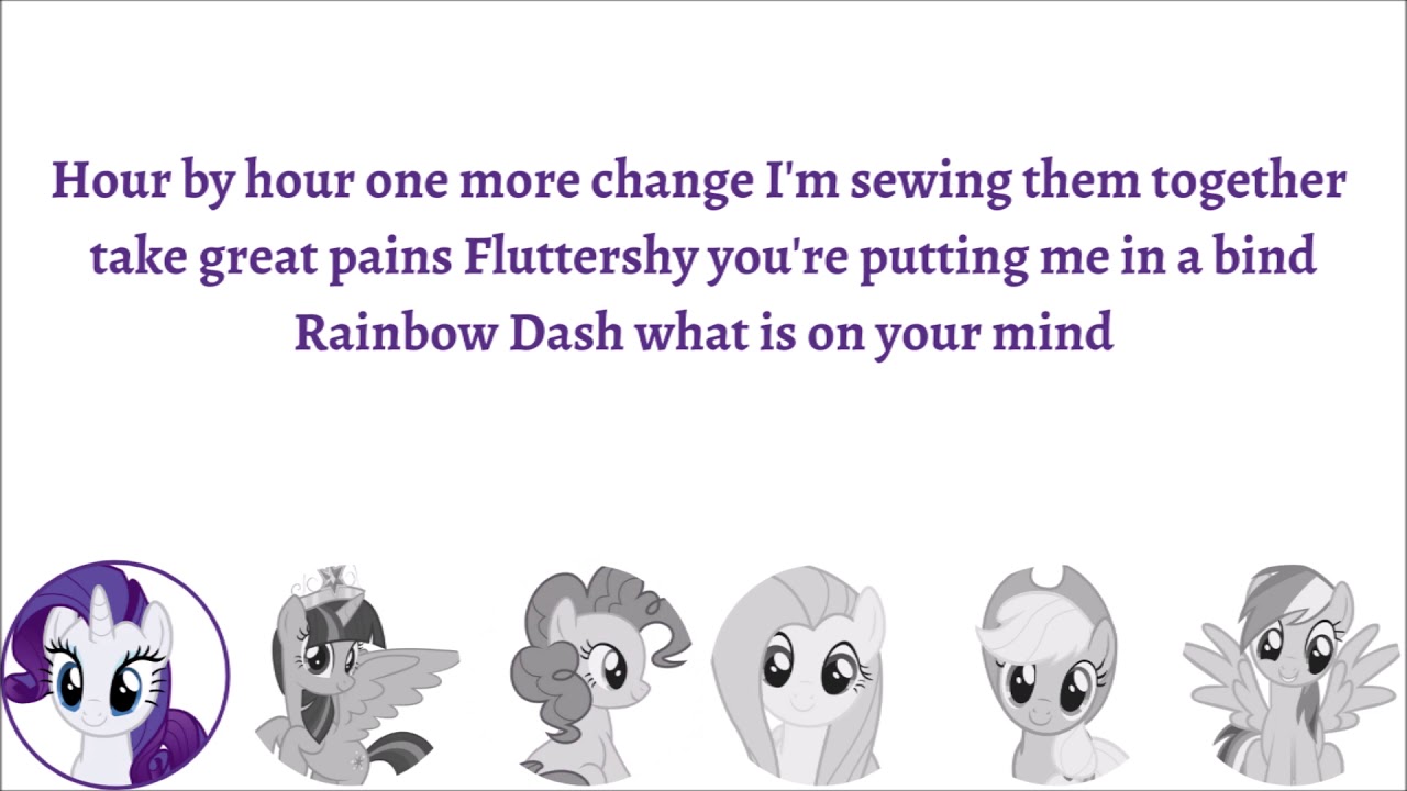 My Little Pony - Art Of The Dress + Reprise Lyrics