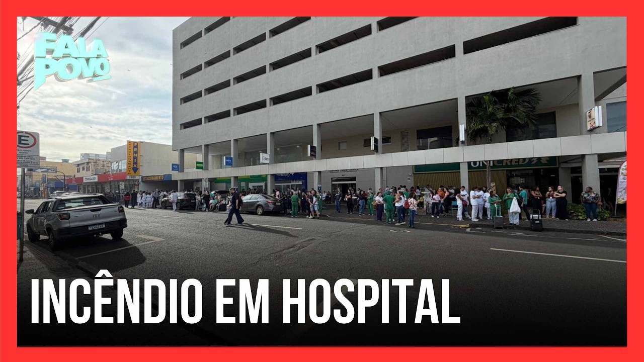 Incêndio no Hospital Santa Genoveva causa correria e evacuação