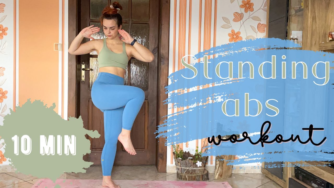 10 MIN STANDING ABS WORKOUT / posilování břicha ve stoje / strongwithjenny