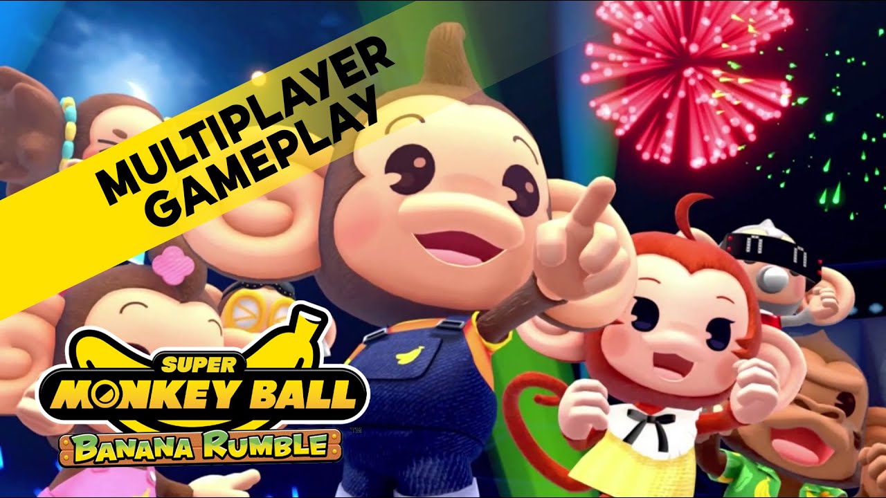 Super Monkey Ball Banana Rumble - Multiplayer Battle Mode Gameplay