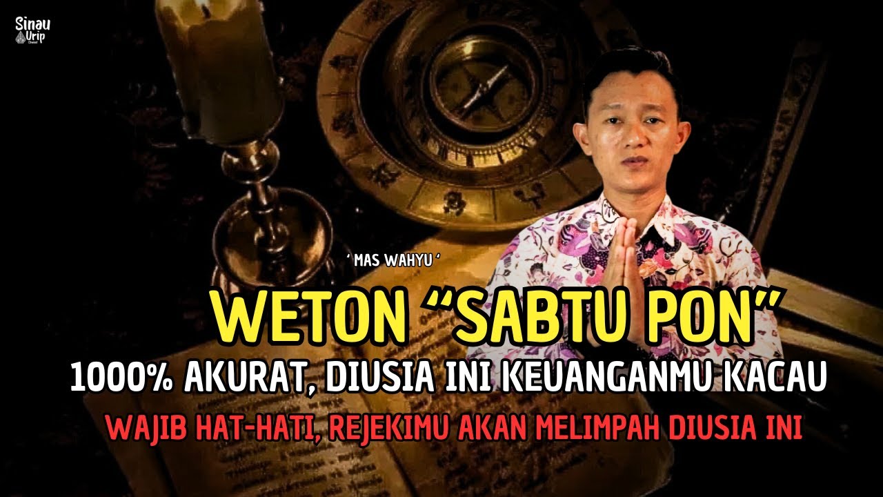 GARIS REJEKI WETON SABTU PON