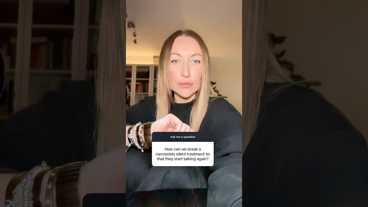 How to break the narcissists silent treatment