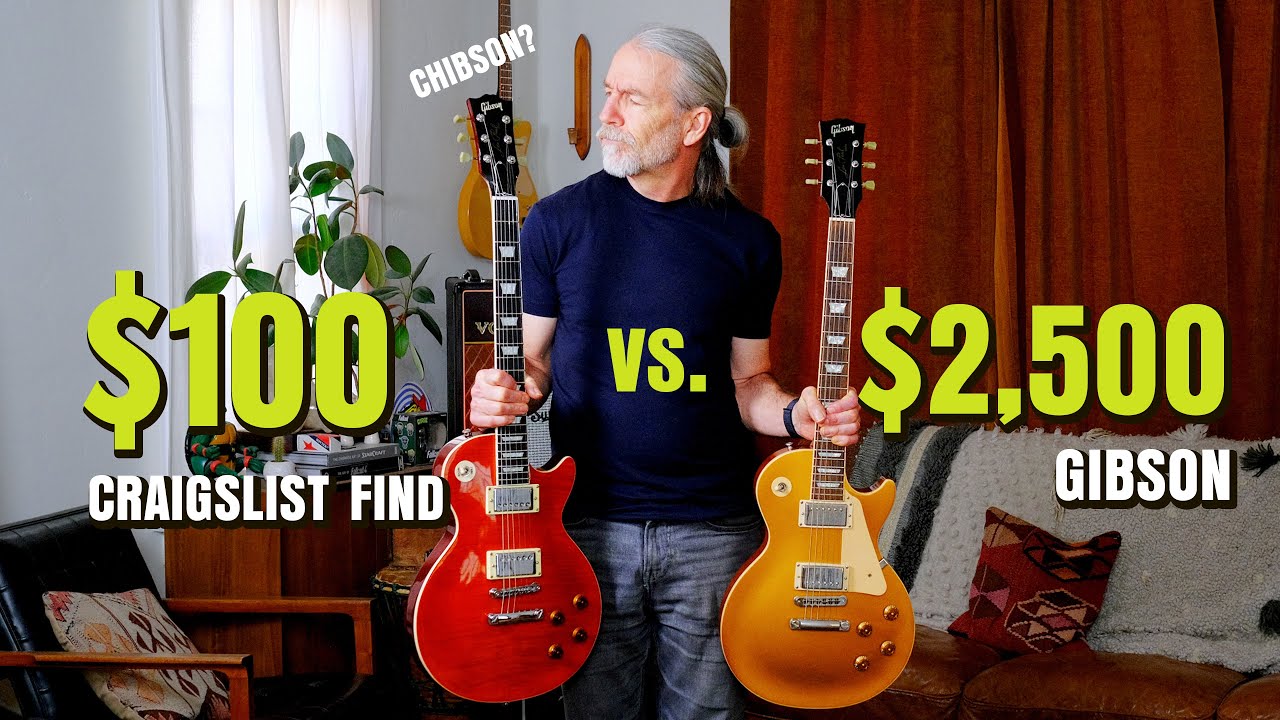 Something Seemed Off About this $100 Craigslist Les Paul - Side by Side Comparison | Mothership Gear