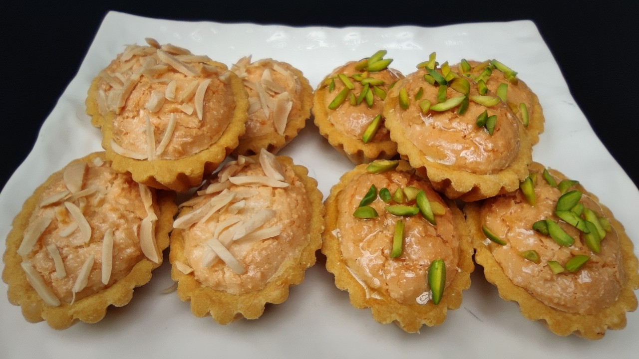 طرز تهیه تارت نارگیلی ،ترکیبی بینظیر از دونوع شیرینی ،فوق العاده خوشمزه با طعم نوستالژی