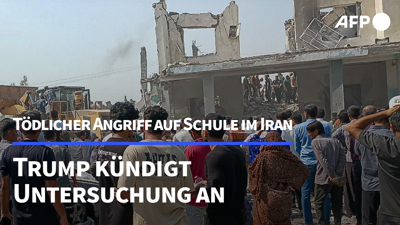 Angriff auf Mädchenschule im Iran: Trump kündigt Untersuchung an | AFP