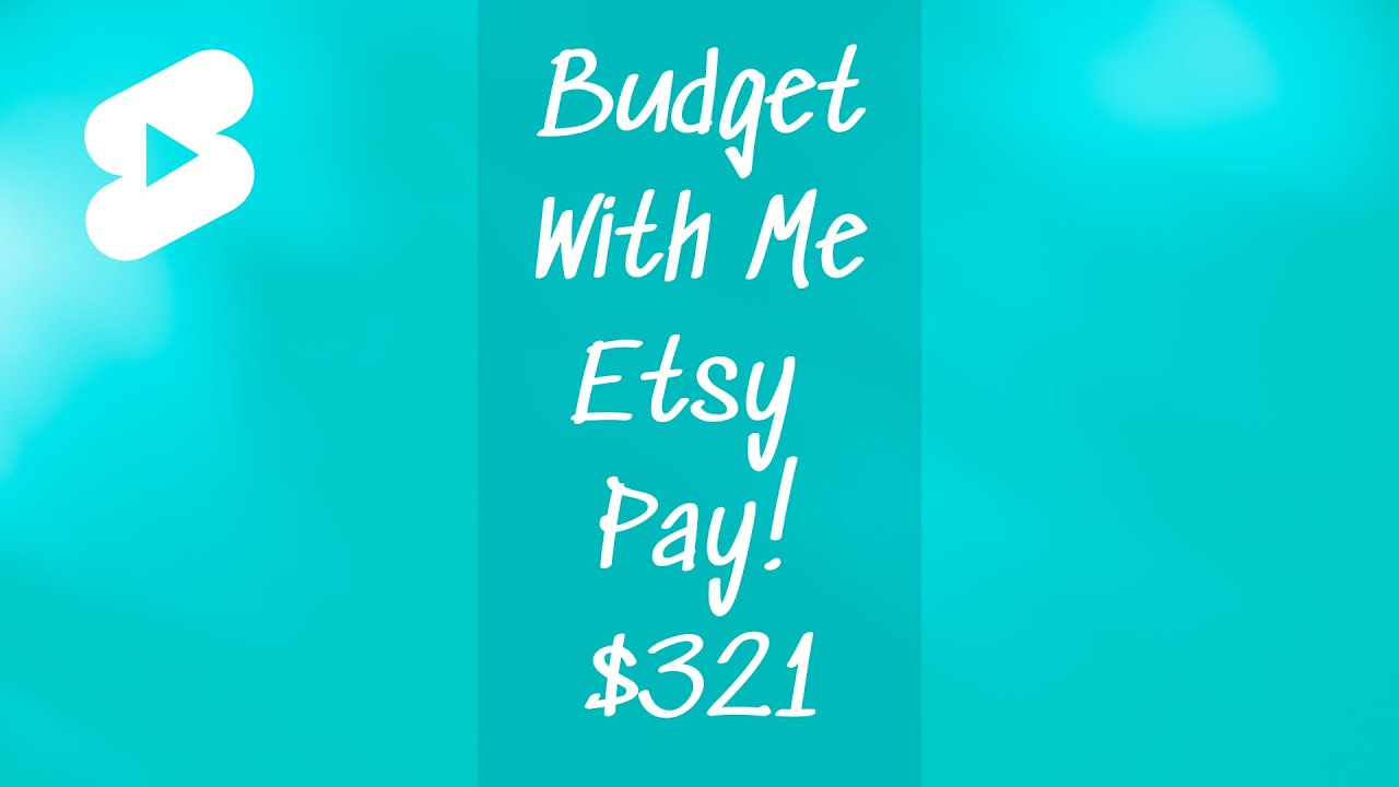 Budget With Me - Etsy Pay Included!