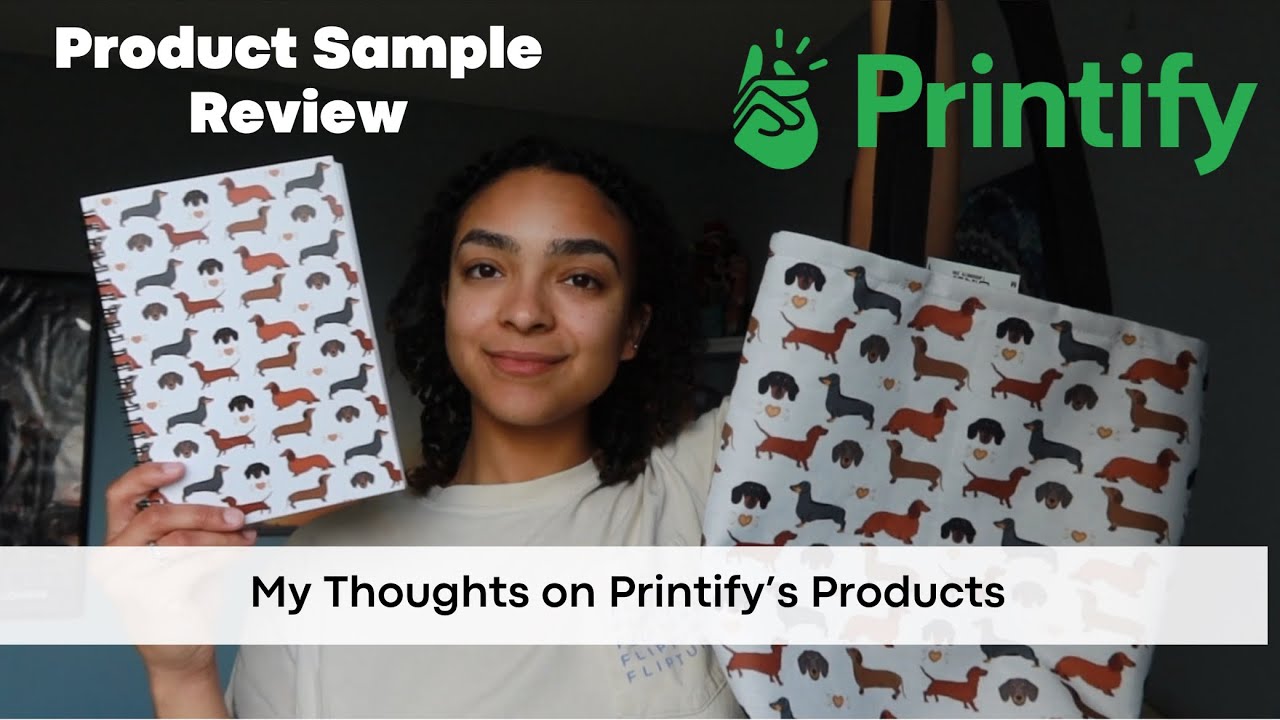 Printify Product Sample Review for Pop Up Shop!!!