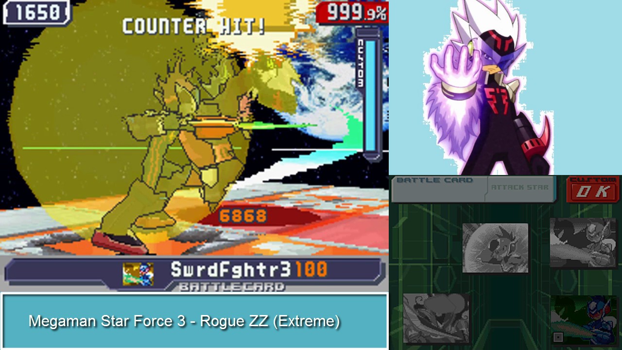 Megaman Star Force 3 - Rogue ZZ (Extreme perfect)