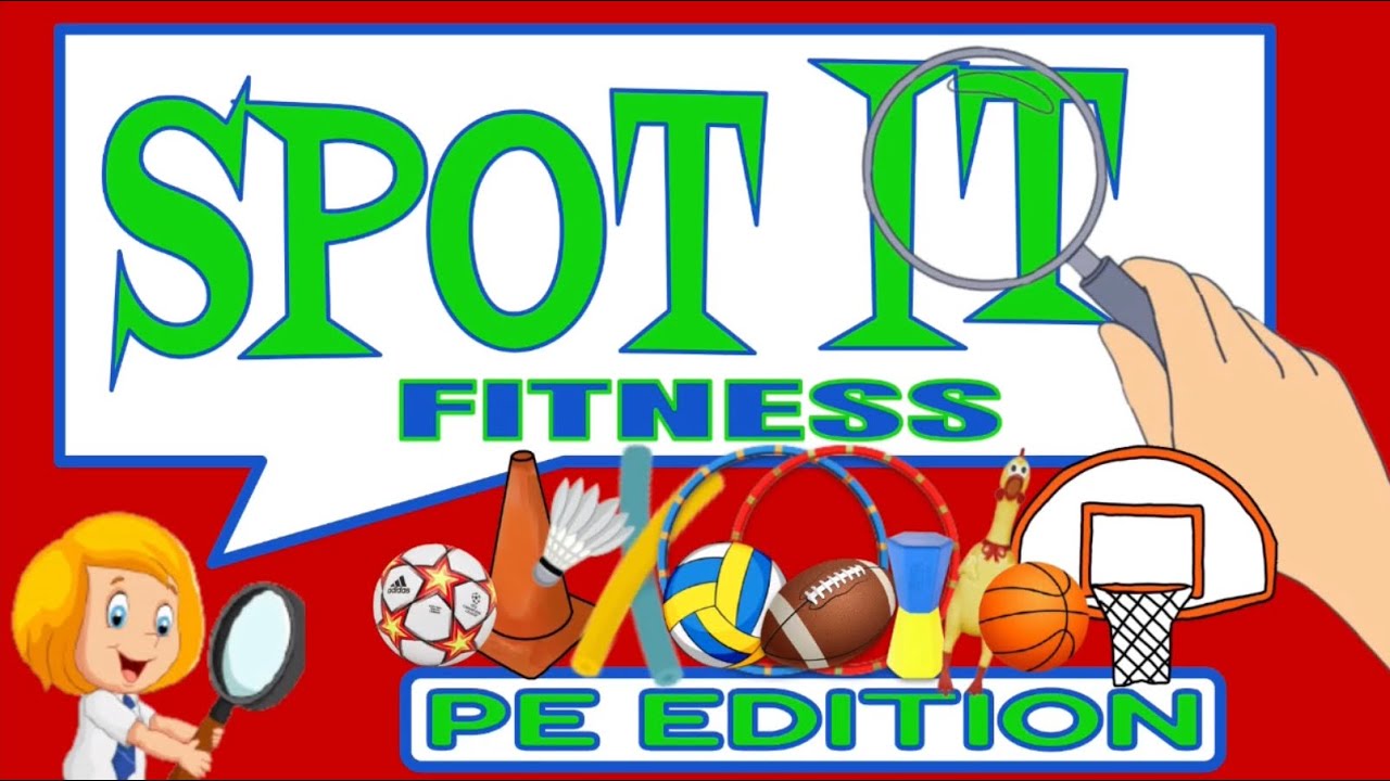 SPOT IT FITNESS-PE EDITION! Great warm up, Brain Break, Station Activity!