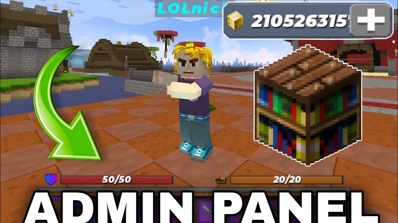 BLOCKMAN GO V3.3.2 - UPDATED ADMIN PANEL FIX ID16