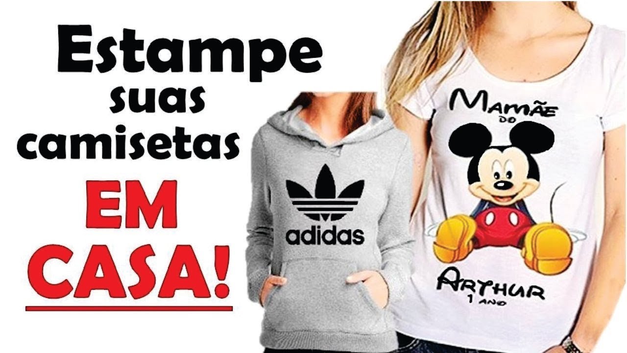 ESTAMPE CAMISETAS EM CASA FÁCIL| IDER ALVES