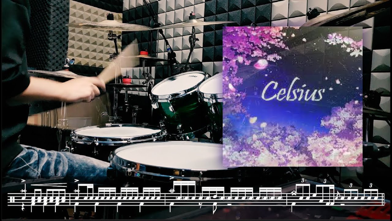 Celsius / 燐舞曲(Rondo)【Drum Cover】(スコア付き)