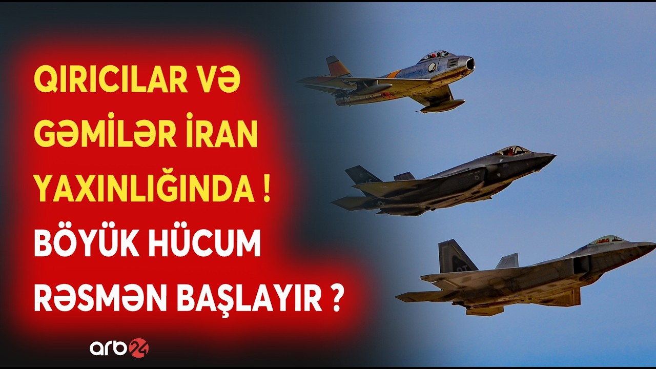 SON DƏQİQƏ! ABŞ qırıcıları TƏCİLİ İsrailə göndərildi: İrana BÖYÜK HÜCUM BAŞLAYIR? - KRİTİK SAATLAR