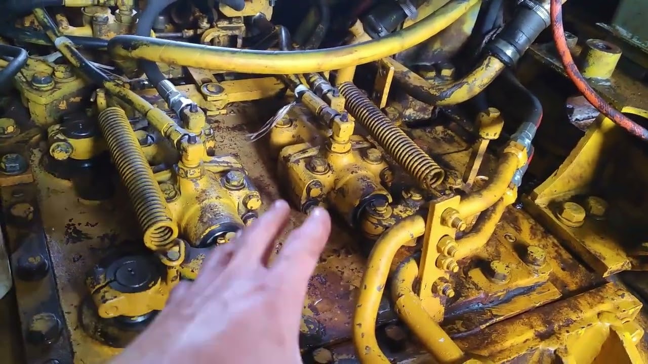 MONTAGEM Sistema de Freio Direcional Komatsu D41E COM DICAS IMPORTANTES