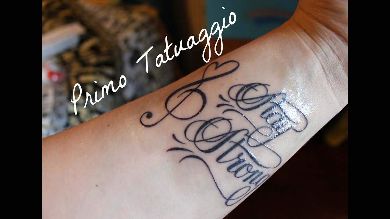 Vlog 2/04/14 - MY FIRST TATTOO! (Stay strong tattoo)
