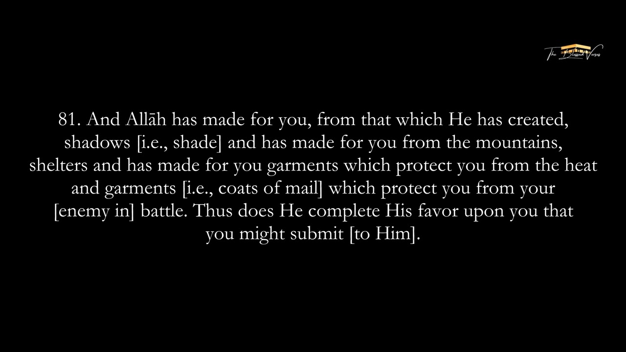AMAZING - MUST HEAR | AN-NAHL | MUHAMMAD MUBARAK | THE BLESSED VERSES |  سورة النحل - محمد مبارك