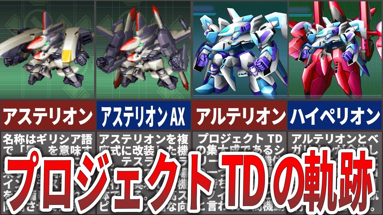 【歴代スパロボ】プロジェクトTDの軌跡