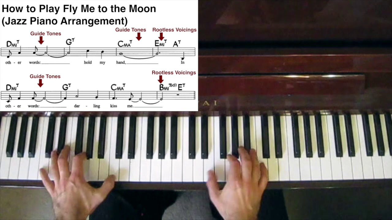 Как играть &laquo;Fly Me to the Moon&raquo; (джазовое фортепиано) &mdash; с нотами