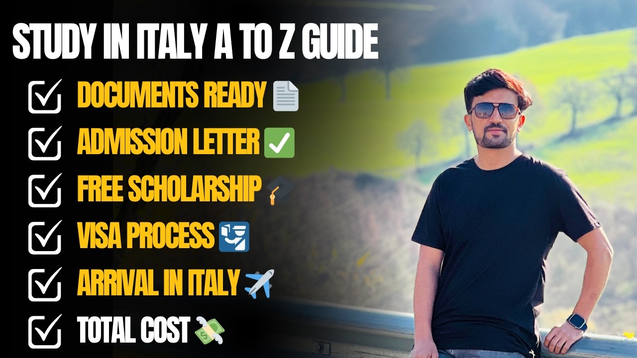 Study in Italy Complete Process 2026 🇮🇹 | Admission to Visa Step-by-Step Guide