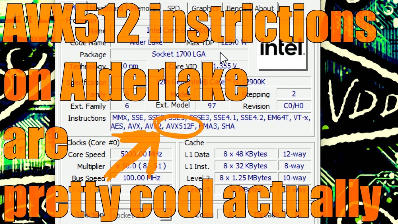 AVX-512 on Alderlake CPUs is less hot than AVX2