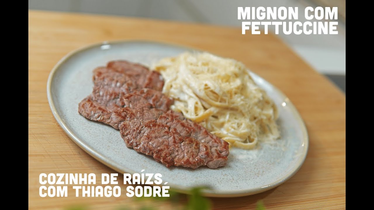 COZINHA DE RA&Iacute;ZS #11 - Receita pr&aacute;tica: Paillard de carne com fettuccine